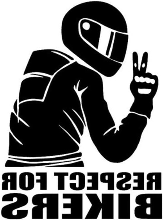 Sticker Riflettente per Ciclisti - Etichetta Riflettente per Auto 15 * 11cm - Sticker Riflettente - Decorazione per Abbigliamento Ciclistico - Nero