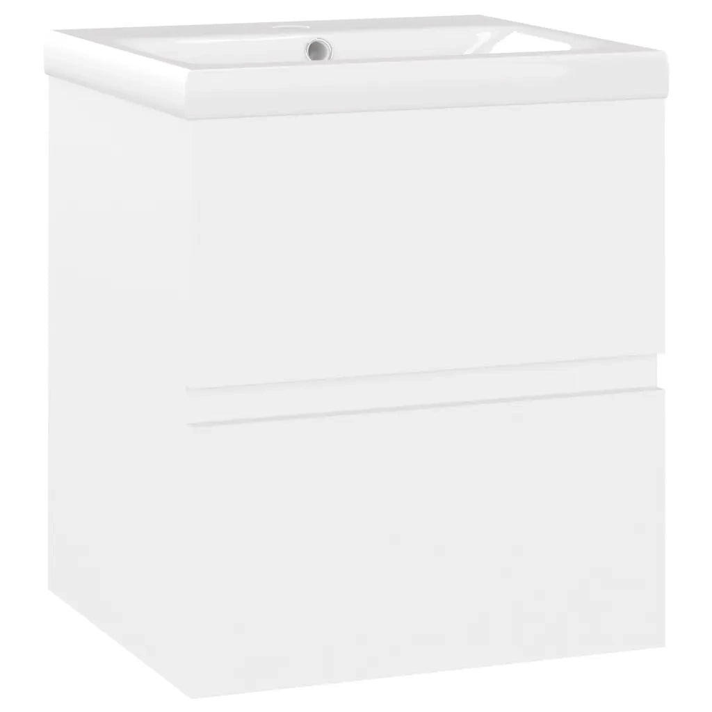 Mobile Bagno con Lavabo Integrato Bianco in Truciolato cod mxl 67914