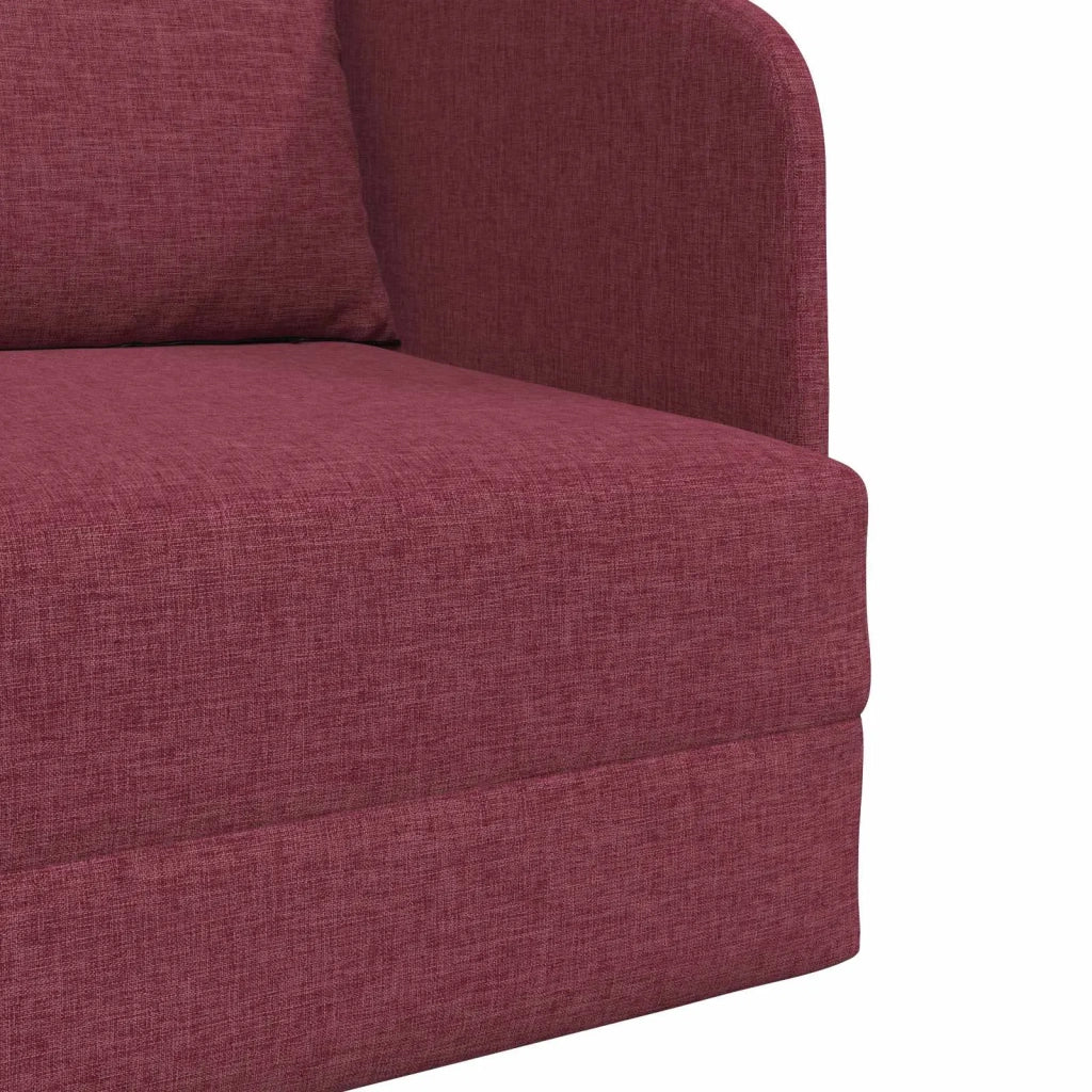 Divano letto Rosso Vino 65 x 80 x 83 cm Tessuto 4106640