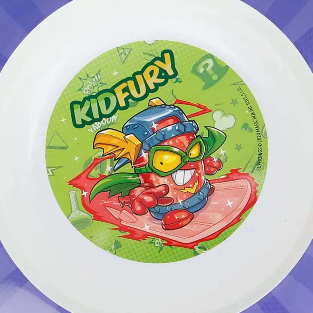 Ciotola per Bambini con Motivo KidFury Utilizzabile nel Microonde Multicolore Super Zings