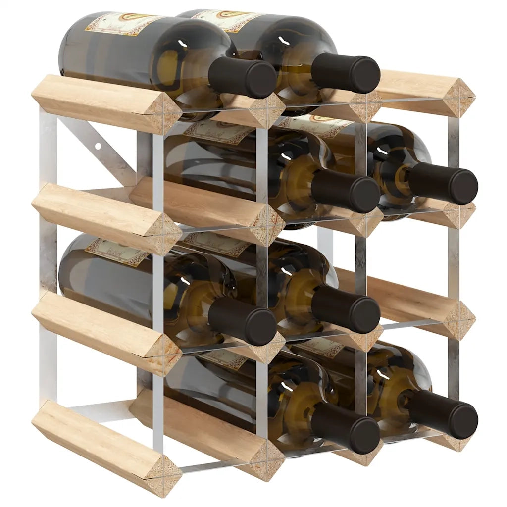 Portavini da 12 Bottiglie in Legno Massello di Pino cod mxl 52884