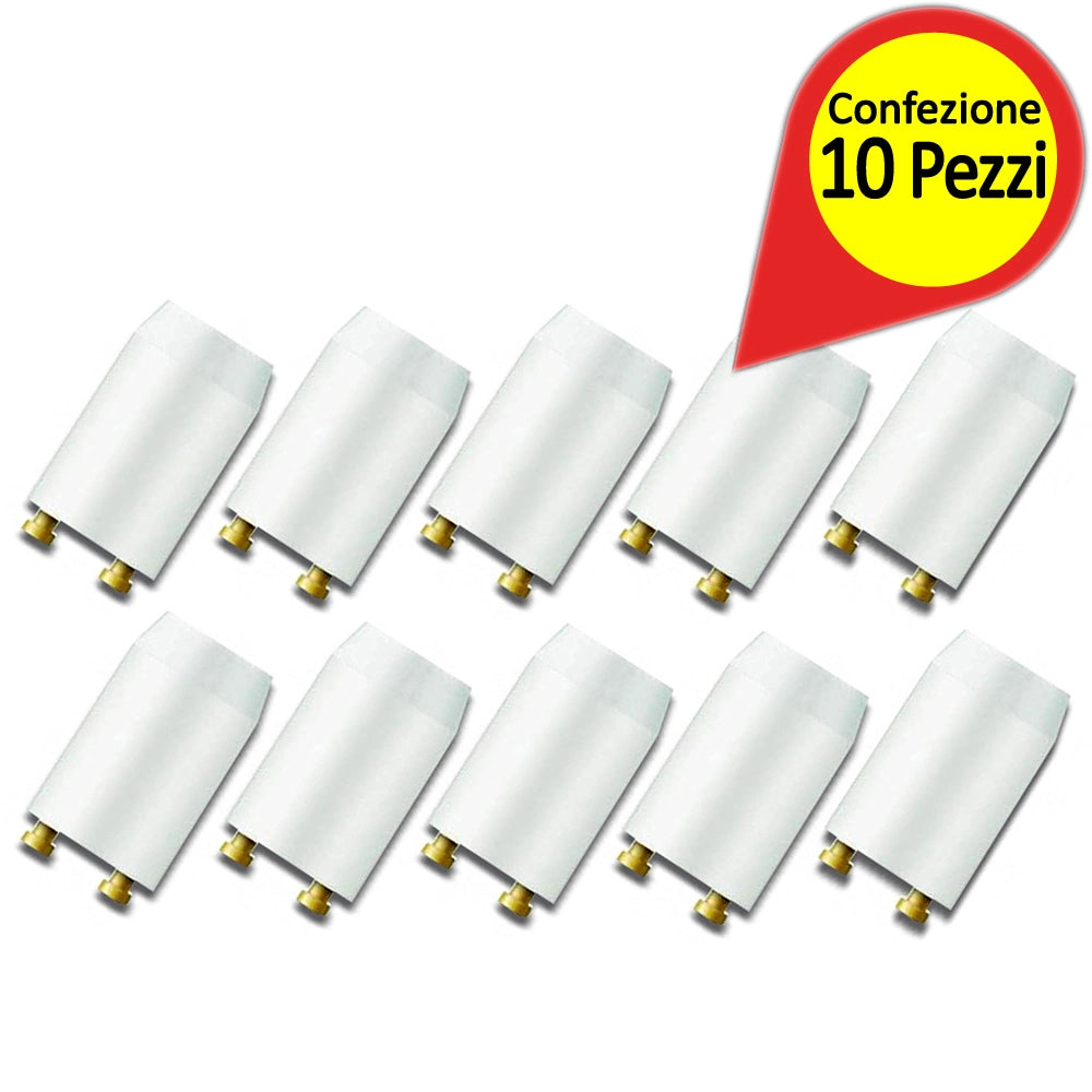 Starter st111 da 4 a 80 w 220 v confezione da 10 pezzi