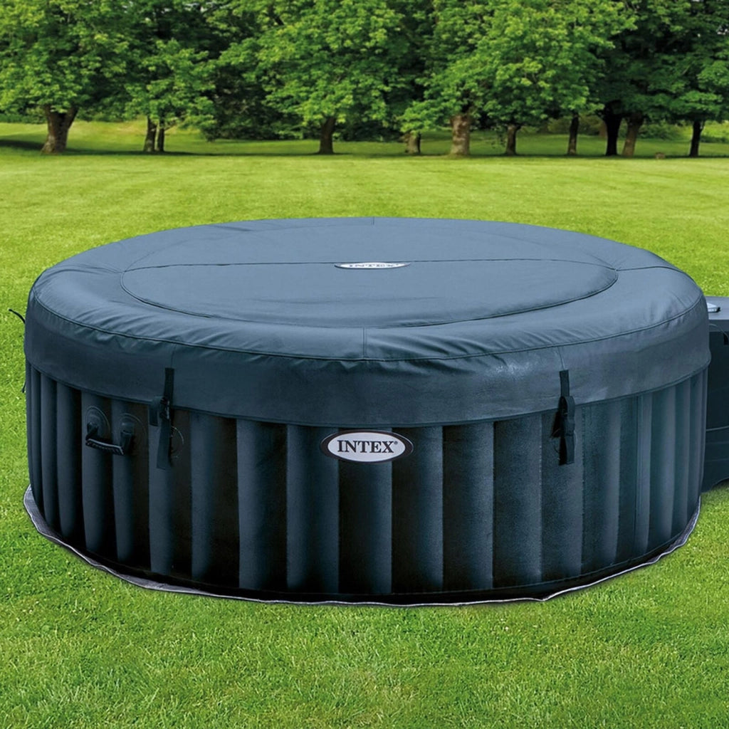 Intex 28430EX PureSpa Bubble Massage Vasca Idromassaggio Gonfiabile 4 posti 140 getti Riscaldatore 2200W 795 L colore Blu Navy