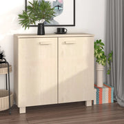 Credenza HAMAR ambra 85x35x80 cm in Legno Massello di Pino 340492