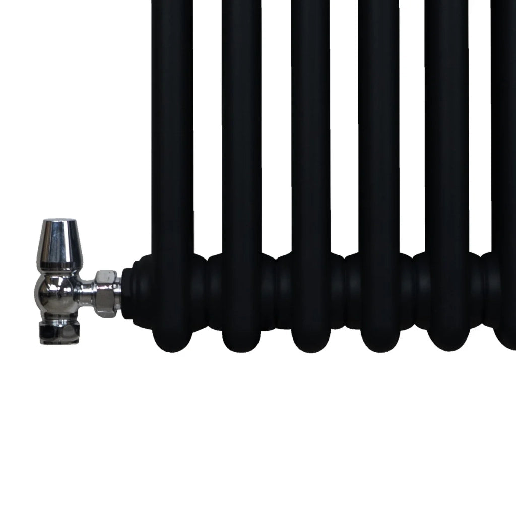 Termosifone Radiatore a 3 colonne per riscaldamento centralizzato Nero 60 x 119cm