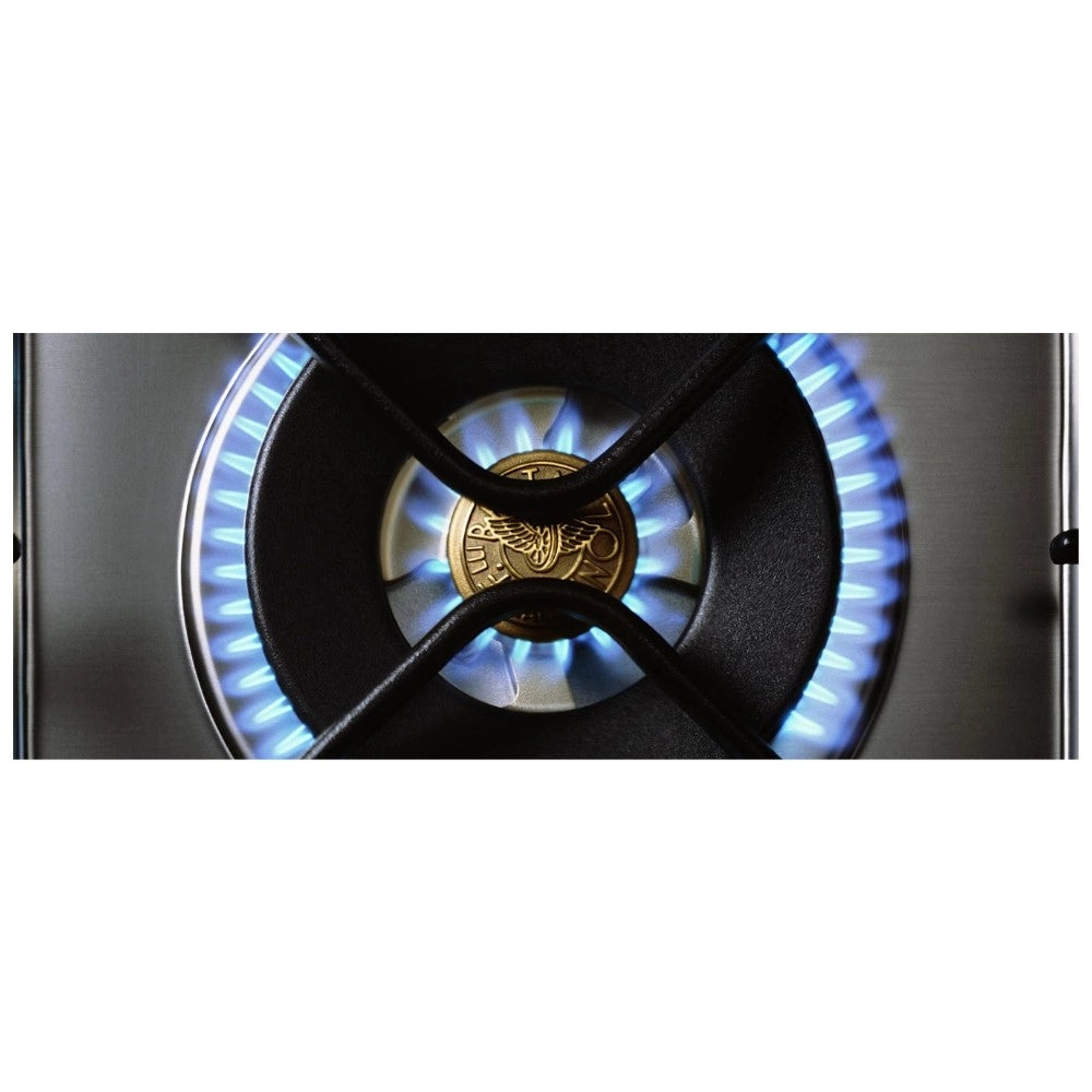 Piano cottura Bertazzoni PM36500X a gas 90 cm. 5 fuochi dual wok centrale inox
