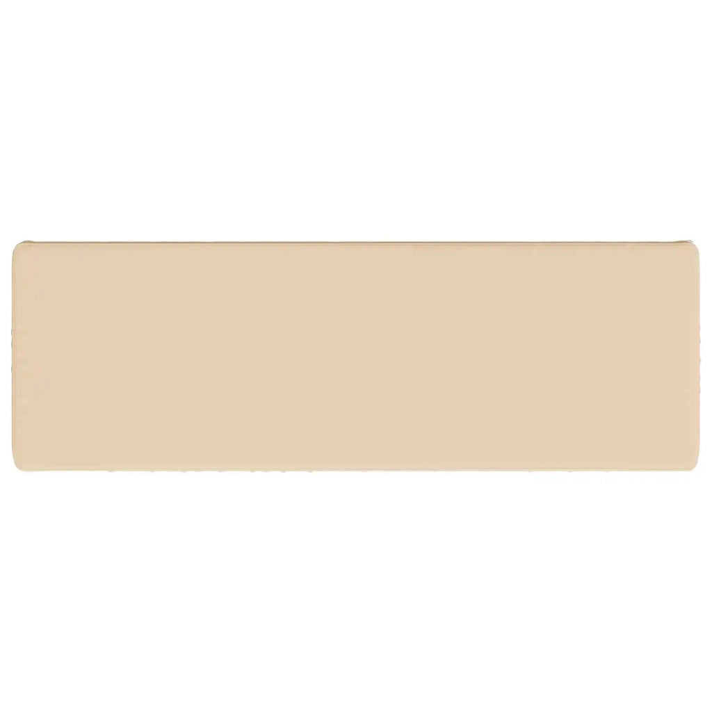 Cuscini per Panchina a 2 Pezzi VUGHT 2 pz 100% Poliestere Crema 952061