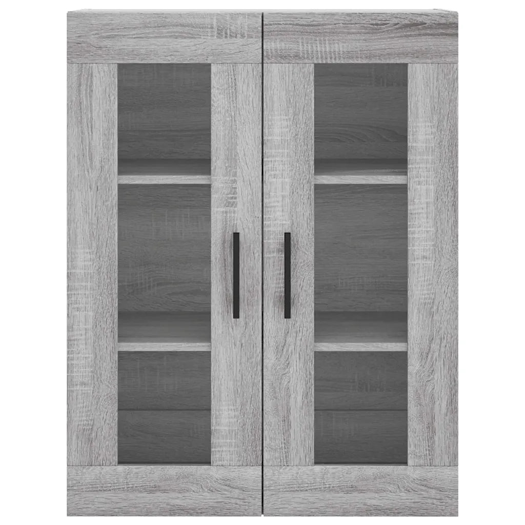 Armadietto a Muro | Mobile a Parete Grigio Sonoma 69,5x34x90 cm