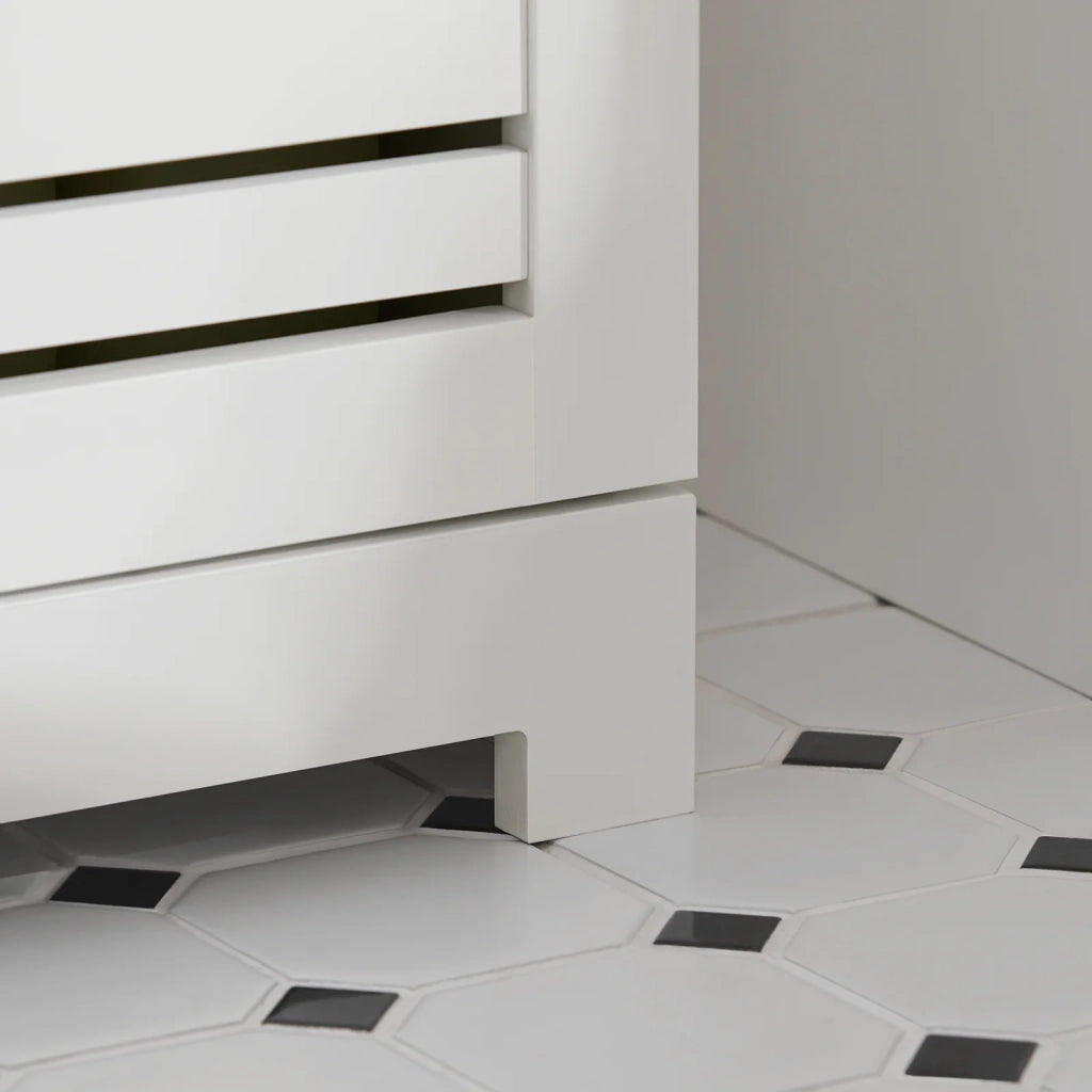 Mobiletto Soggiorno Credenza Cucina Armadio Bagno Libreria Scaffale Mobiletto Multiuso Consolle BZR41-W
