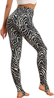 Leggins per donna con alta vita e materiale stretch per tutta la vita