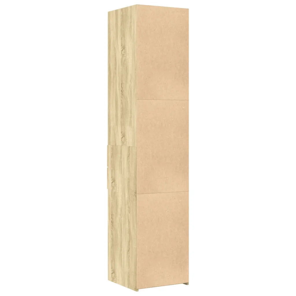 vidaXL Credenza Rovere Sonoma 40x42,5x185 cm in Legno Multistrato