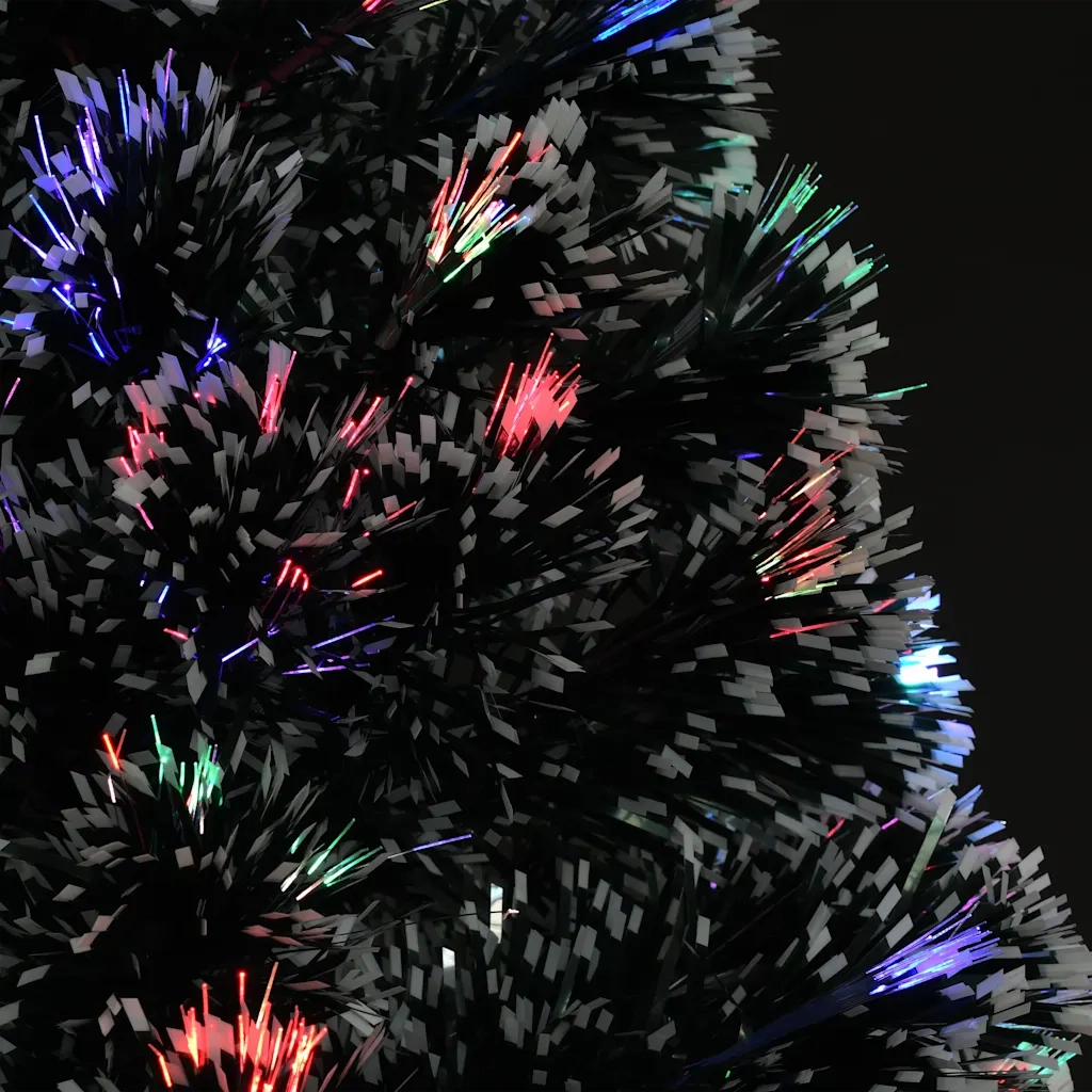 Albero di Natale Preilluminato con Supporto e LED 240 cm Fibra Ottica 284299