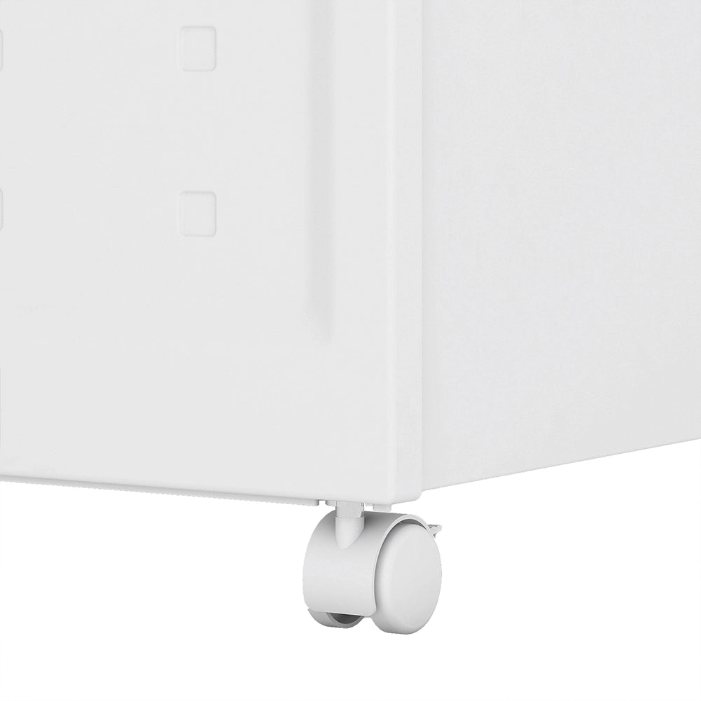 Schedario Organizer Contenitore con Ruote e 40 Cartelline Archivio Portadocumenti
