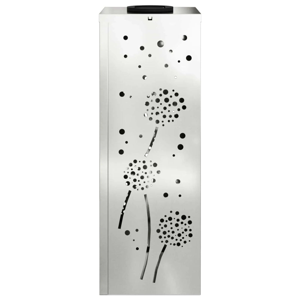 Faro LED solare per sentieri 2 pz Argento Acciaio zincato CFW1761724