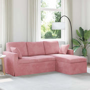 Divano Rosa 198 x 134 x 80 cm Velluto 42024462