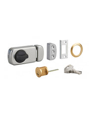 Serratura a cilindro da applicare per porta d'ingresso, grigio, 3 chiavi reversibili – Serrurerie de Picardie