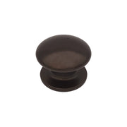 Pomolo fisso per porta SAGUATTI 173/80IB in alluminio marrone opaco