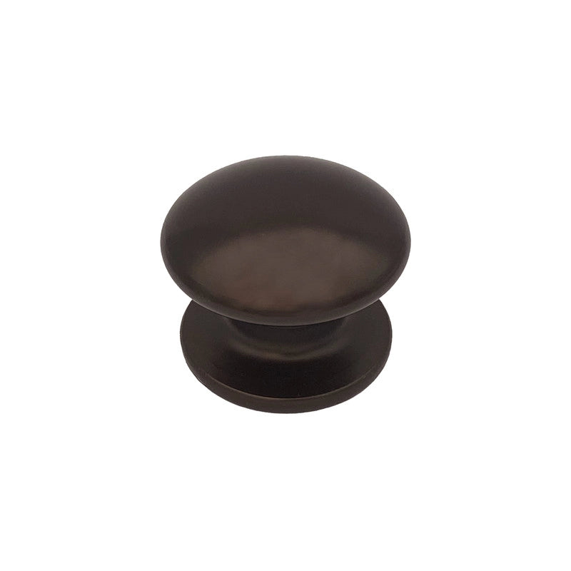 Pomolo fisso per porta SAGUATTI 173/80IB in alluminio marrone opaco