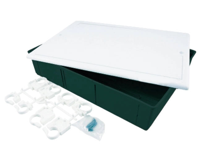 CASSETTE DI ISPEZIONE IN PLASTICA PER COLLETTORI MM 400x200x80   TIEMME RACCORDERIE SPA