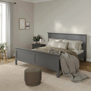Letto piazza e mezza Faxai, Sommier per camera da letto, Giroletto per stanza, Struttura porta materasso, 211x179 h110 cm, Grigio