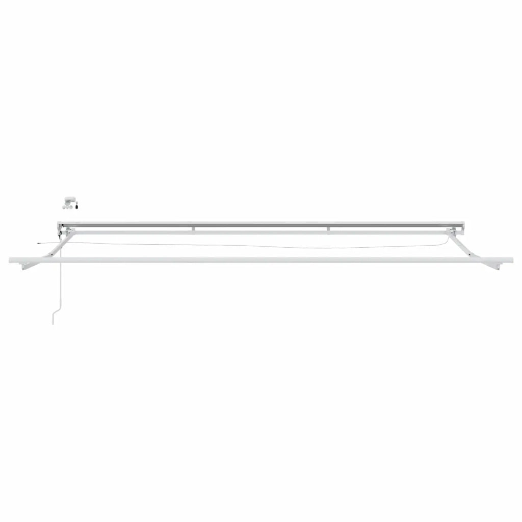 Tettuccio Elettrico Retrattile Beige e Bianco 4,5 × 3 m 3421402