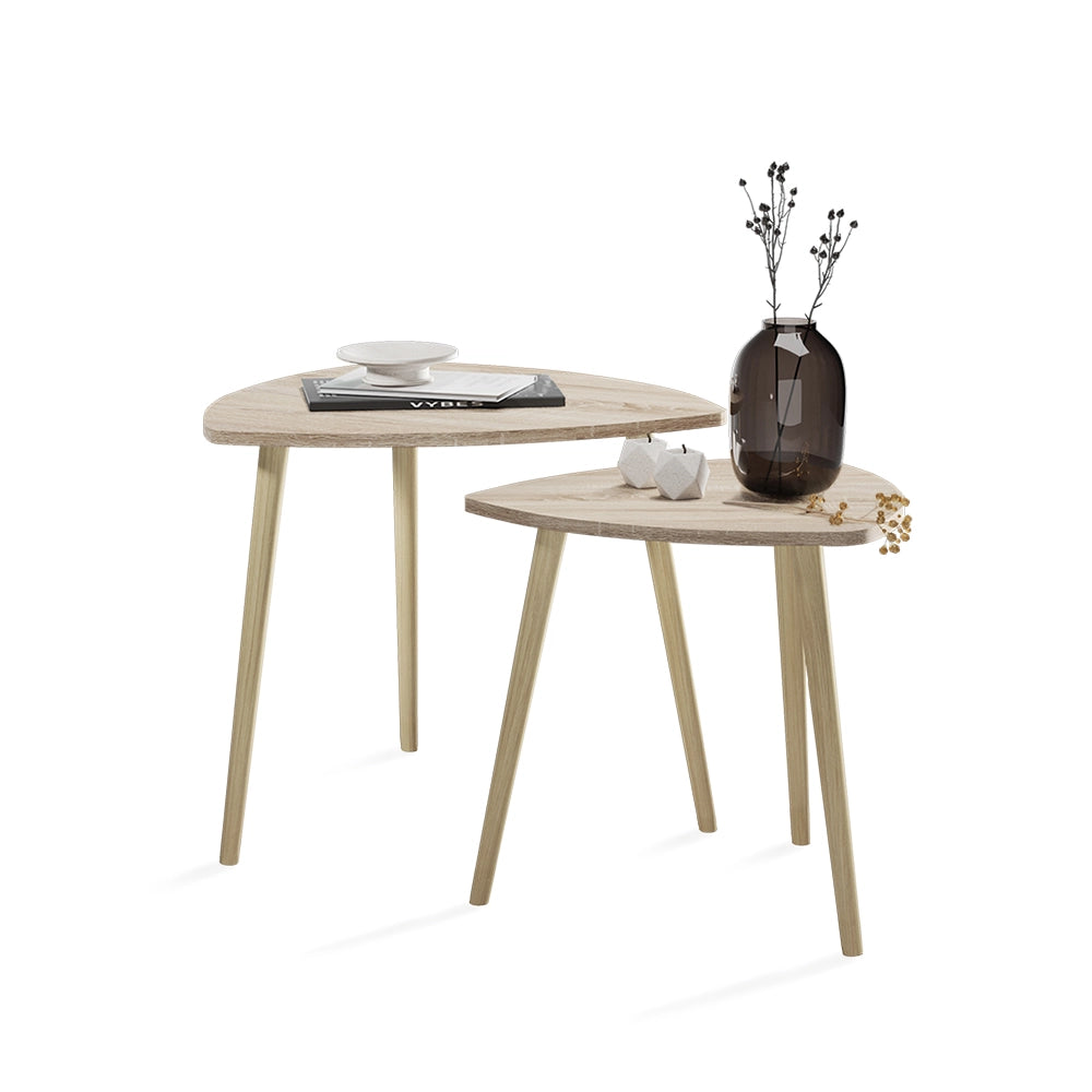 Vicco Tavolino da caffè Sonoma 48 x 45 cm Set di 2