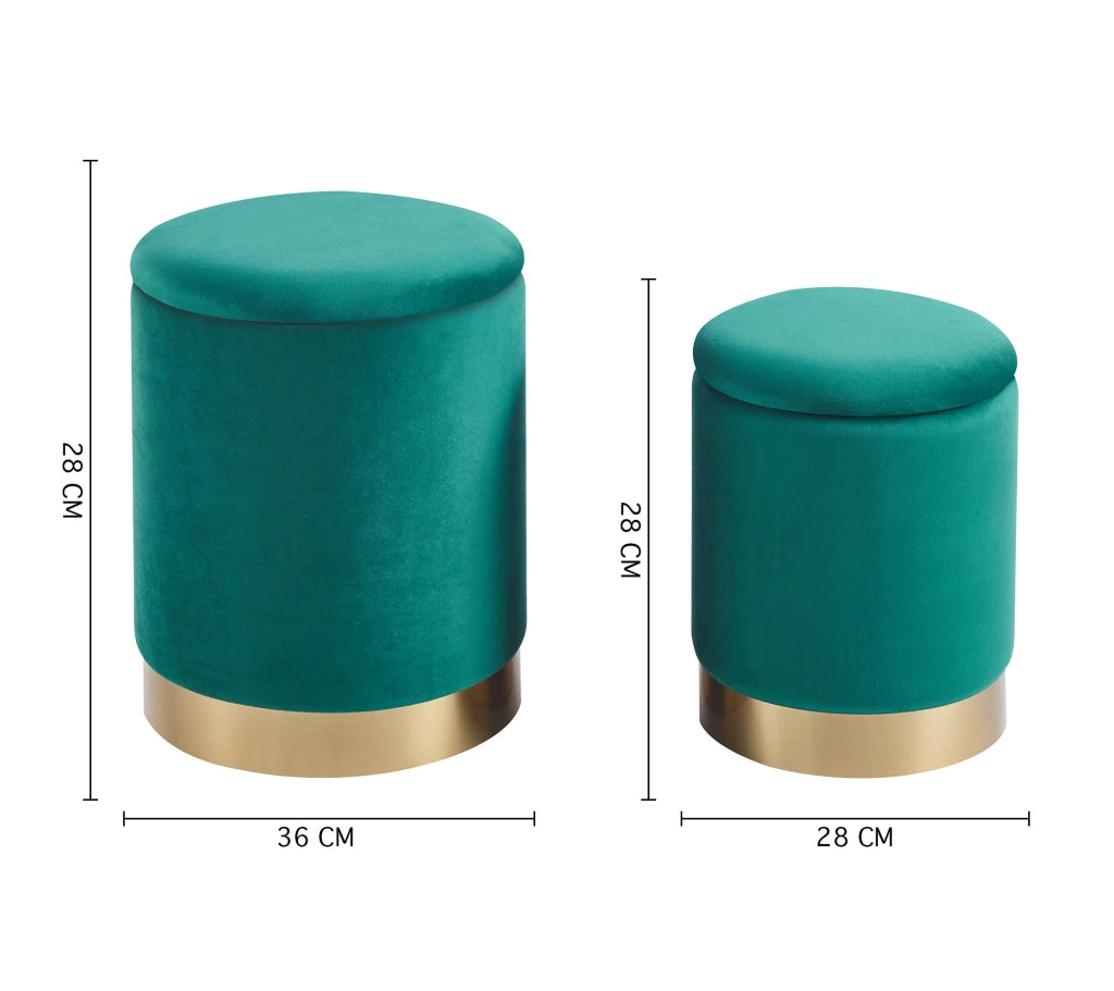 Pouf Contenitore a Forma di animale, Pouf Poggiapiedi imbottito con Gambe in Legno e Rivestimento .Sgabello per Bambini e Adulti per Camera Cameretta Salotto  - Petrolio