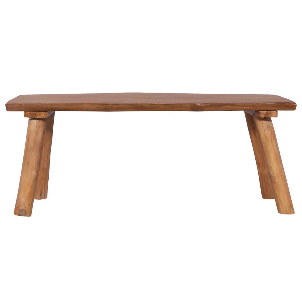 Panchina da Giardino 120 cm in Legno Massello di Teak cod mxl 73145