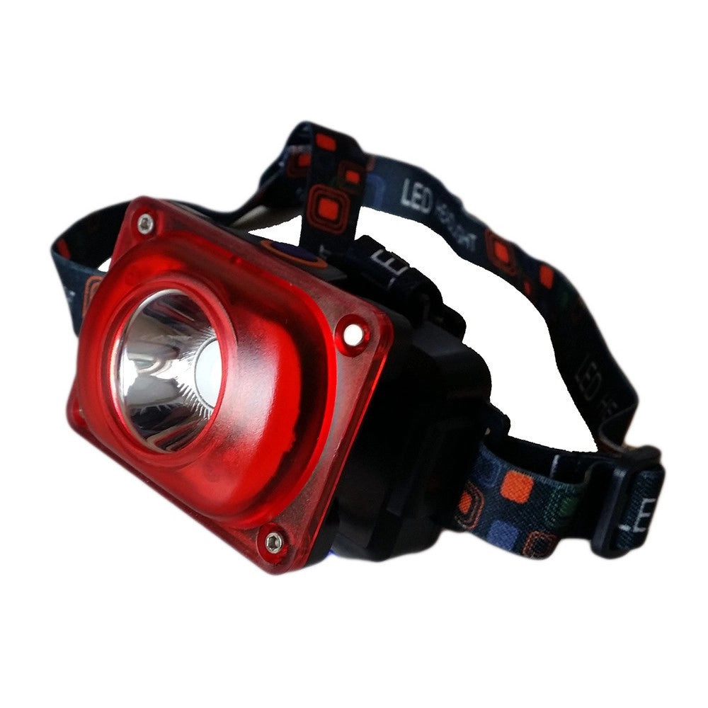 Trade Shop - Torcia Lampada Frontale Led Ricaricabile 30led Cree T6 4 Funzioni A Litio -