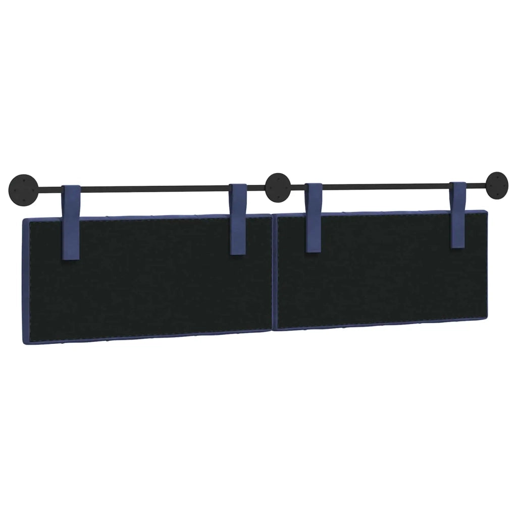 Testiera sospesa Con luce LED Blu Polizia Velluto
