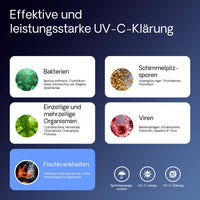 CUV-111 Chiarificatore acqua per laghetti Filtro luminoso 11W