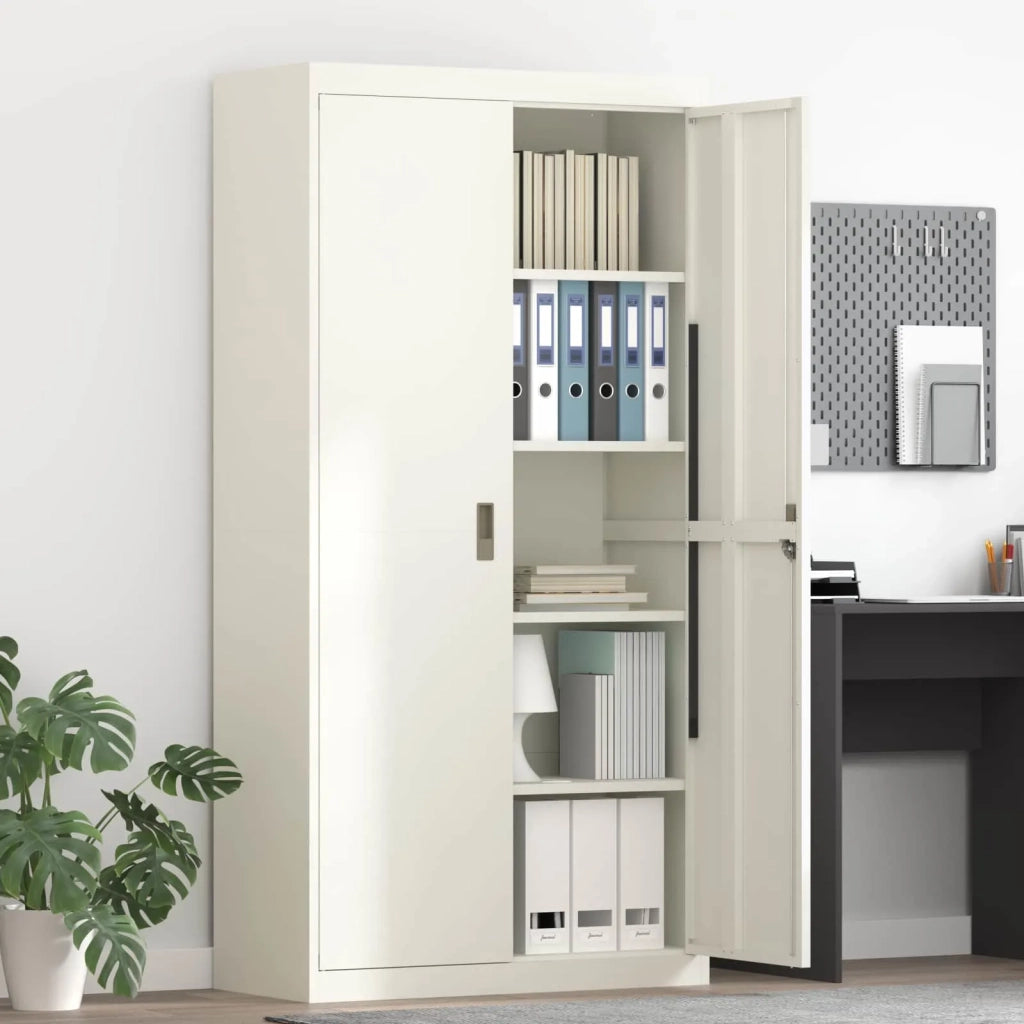 Armadio Bianco 90 x 40 x 180 cm Acciaio