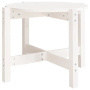 Tavolino da salotto | Tavolino da caff¨¨ | Tavolino da Soggiorno Bianco ? 62,5x45 cm Legno Massello di Pino