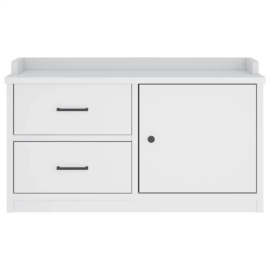 vidaXL Panca da Corridoio SANDNES Bianca 87x40x50 cm in Legno di Pino