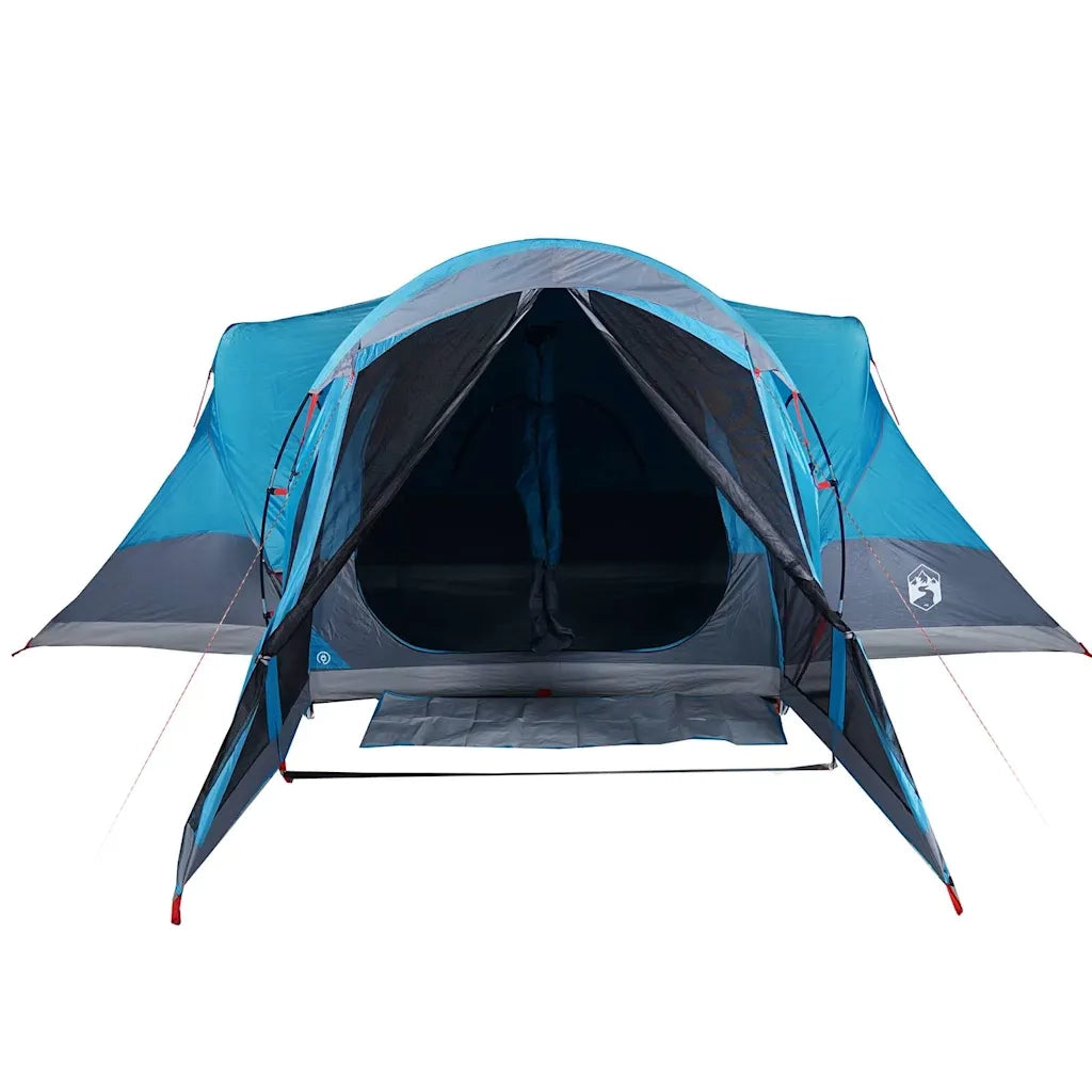 Tenda Familiare Tipi per 8 Persone-Tenda da campeggio Blu Impermeabile 752854
