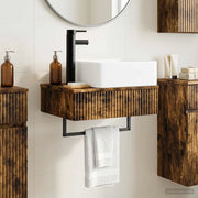 Lavabo da Parete Rovere Fumo 53 x 35 x 39 cm