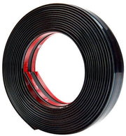 Striscia di protezione per auto in cromato, adesiva universale, 30mm x 5m, nero