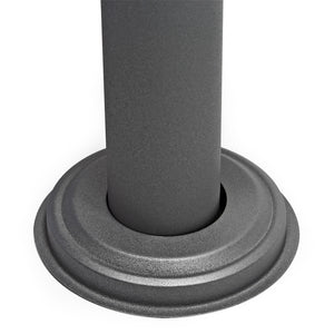 Set Cassetta postale singola autoportante V13 antracite, con telaio di supporto