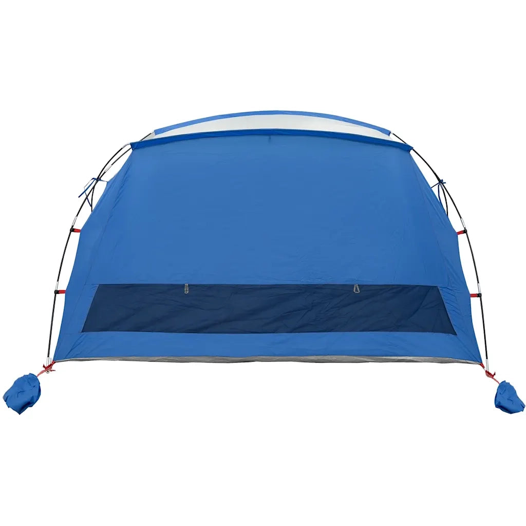Tenda da Spiaggia 2 Persone-Tenda da campeggio Azzurra Impermeabile