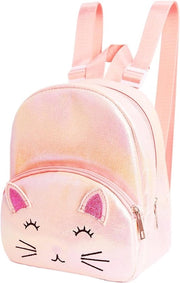 Borsa da viaggio per bambini con disegno gatto - Mini borsa con disegno gatto - Rosso M - Borsa divertente e giocosa