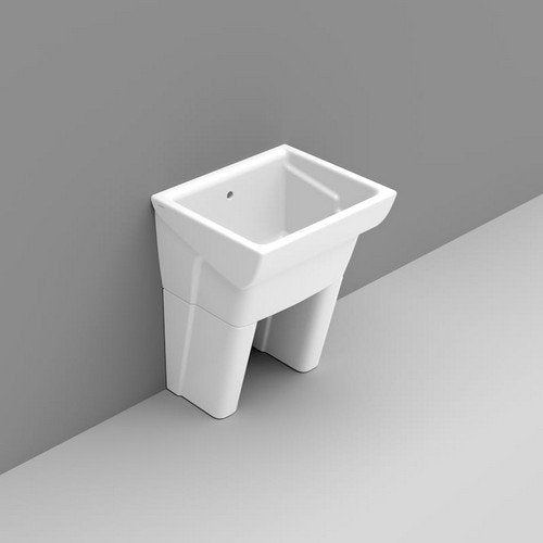 Lavatoio da appoggio in ceramica MESSICO 75x61 in ceramica bianco lucido Ceramica Dolomite