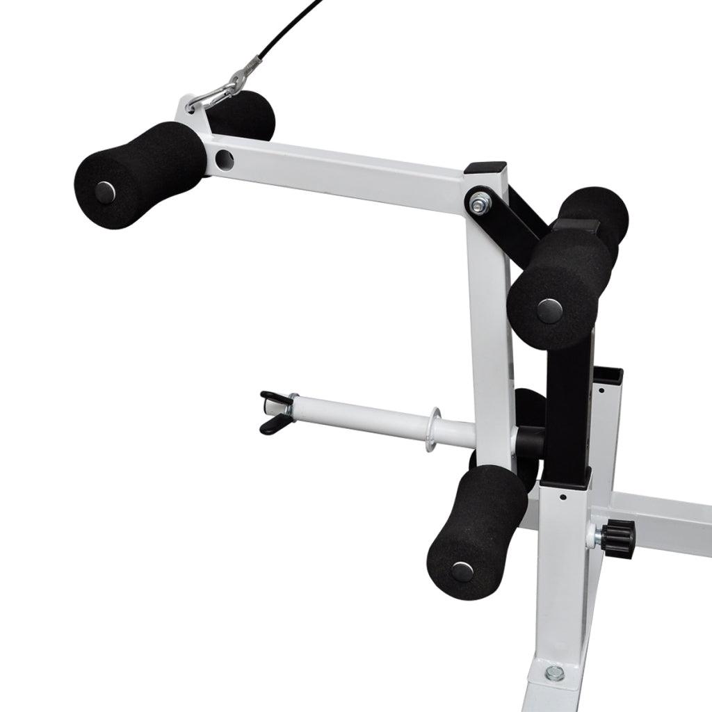 Panca universale con supporto per bilanciere per sport fitness e bodybuilding 0702057