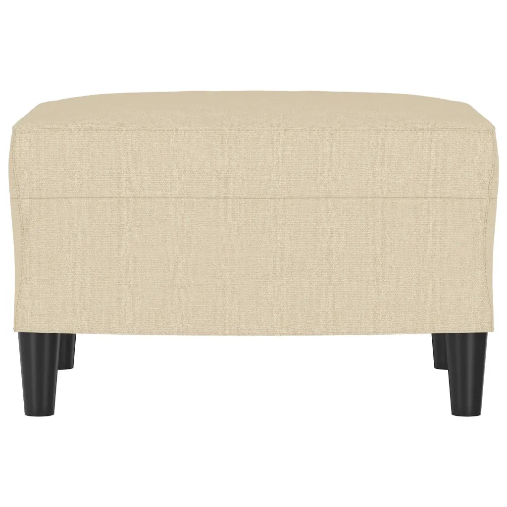 Poggiapiedi Crema 60x50x41 cm in Tessuto cod mxl 78001