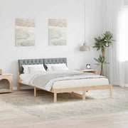 Struttura del Letto Marrone e grigio chiaro 160 x 200 cm 878594