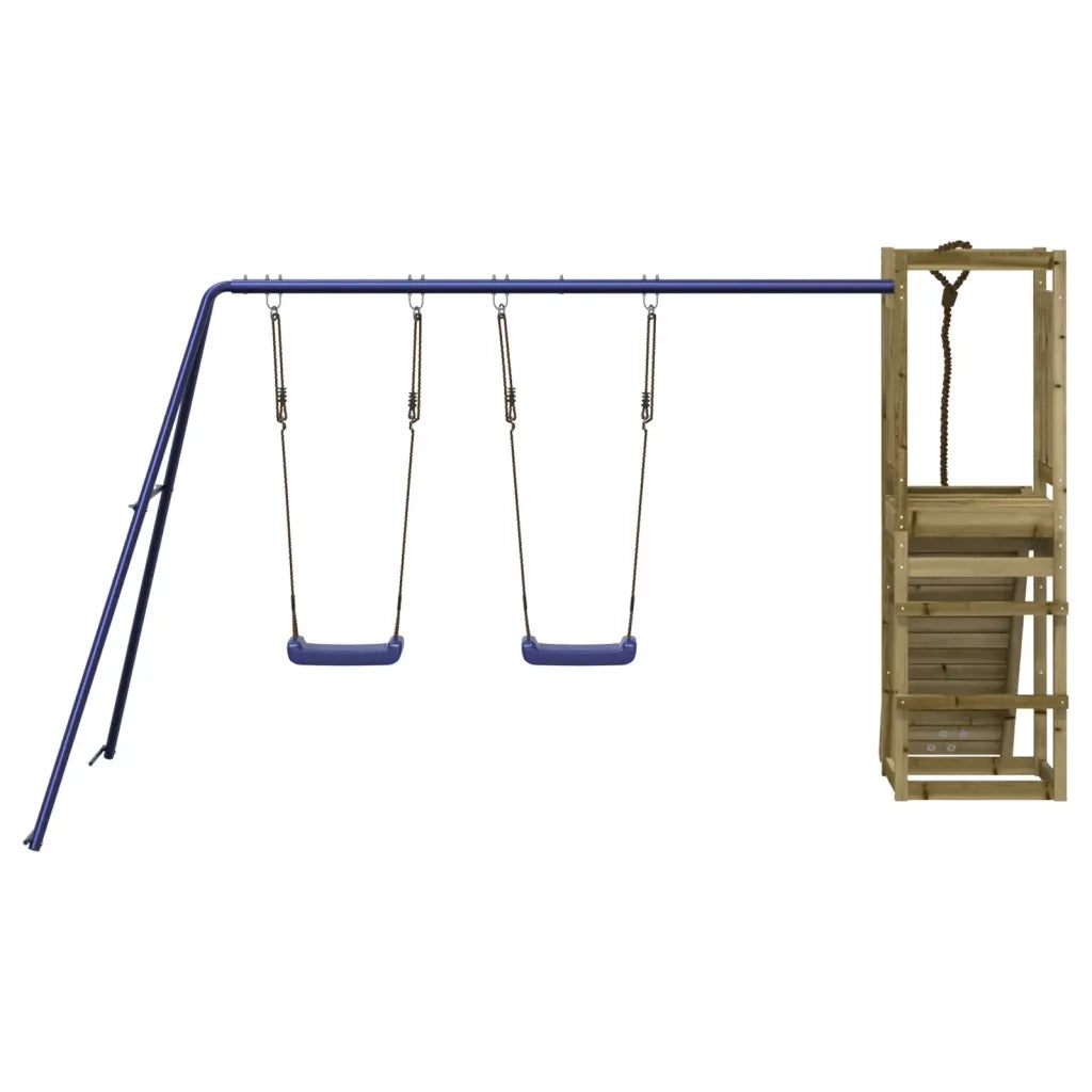Set da Gioco da Esterno in Legno di Pino Impregnato CFW2099534