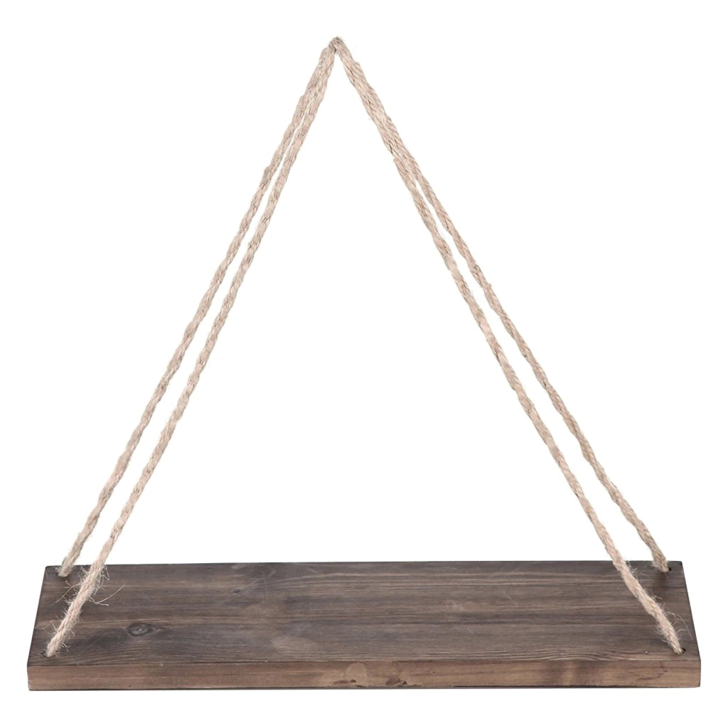Trocchia, Mensola un Ripiano, 60x2x13h cm Marrone Naturale