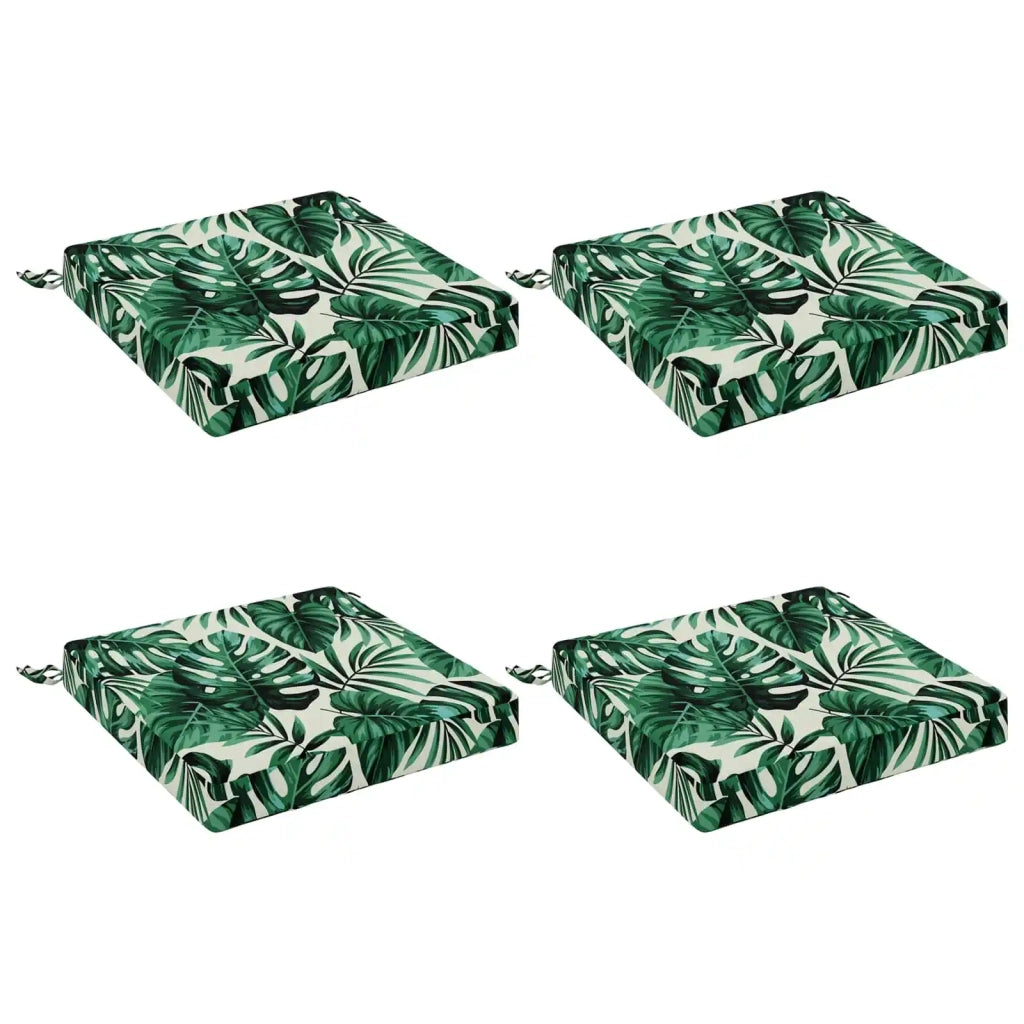 Cuscini per Sedia in 4 Pezzi SOEST 4 pz 100% Poliestere 944579