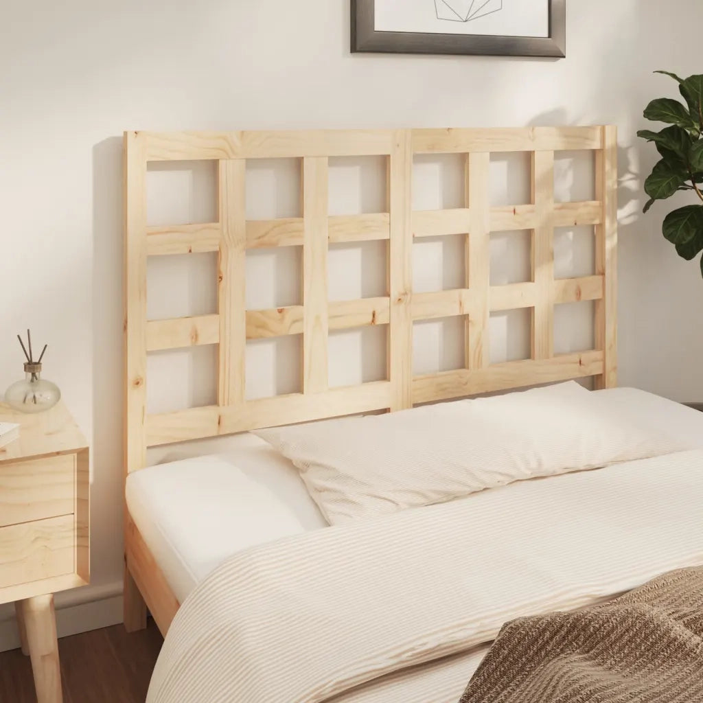 Testiera | Testata per Letto 140,5x4x100 cm Legno Massello di Pino
