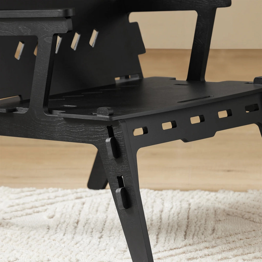 Sedia Da Cucina Con Schienale Sedia Da Bar Sgabello Nero 72x55x70.5cm HFST02-SCH