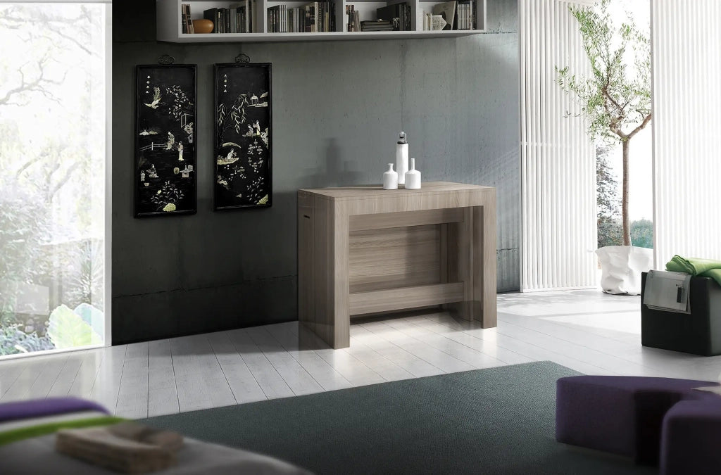 Consolle in legno Pratika L 90 x H 77 cm x P 90